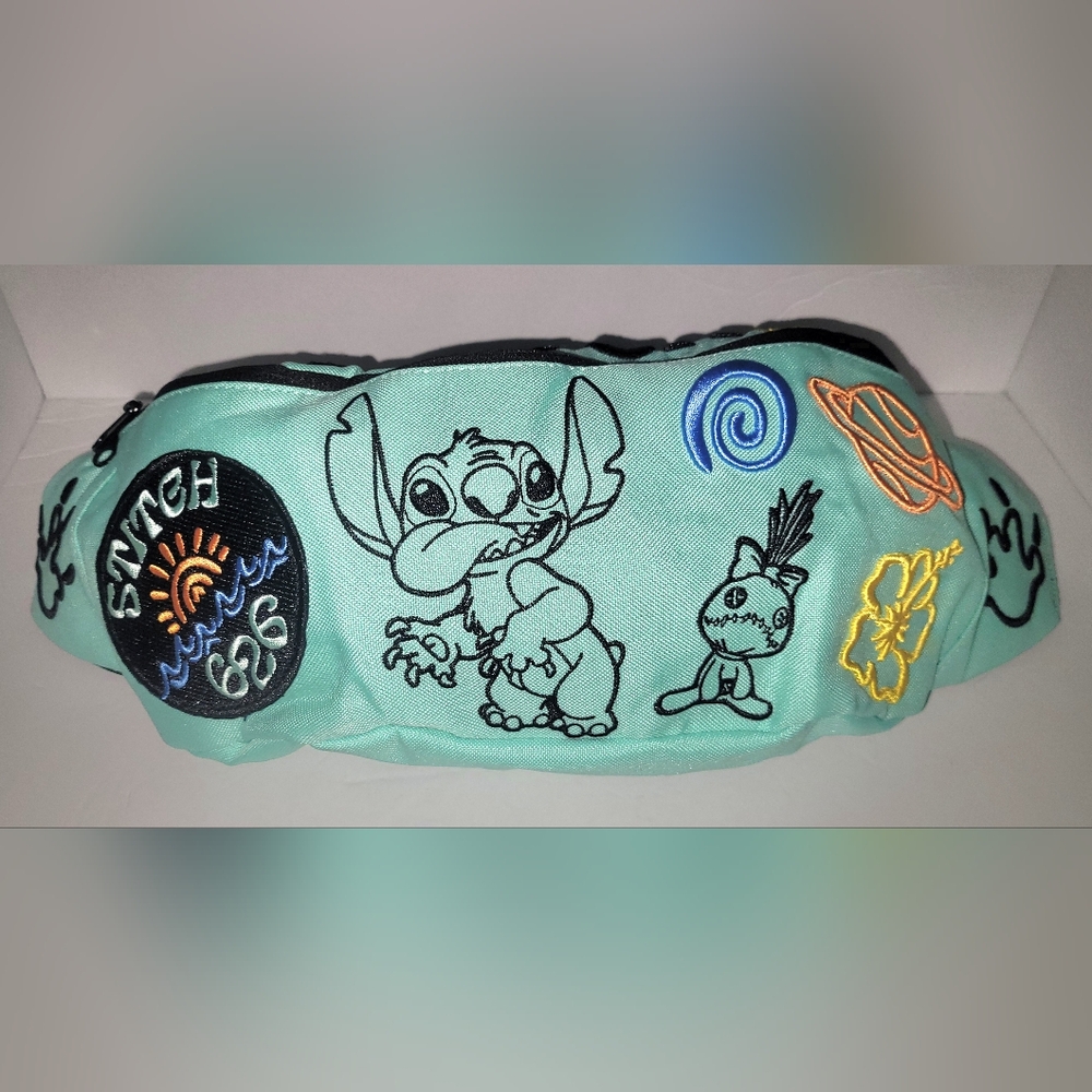 Walt Disney World Parks Lilo & Stitch 626 Scrump Extra Large Fanny Pack NWT